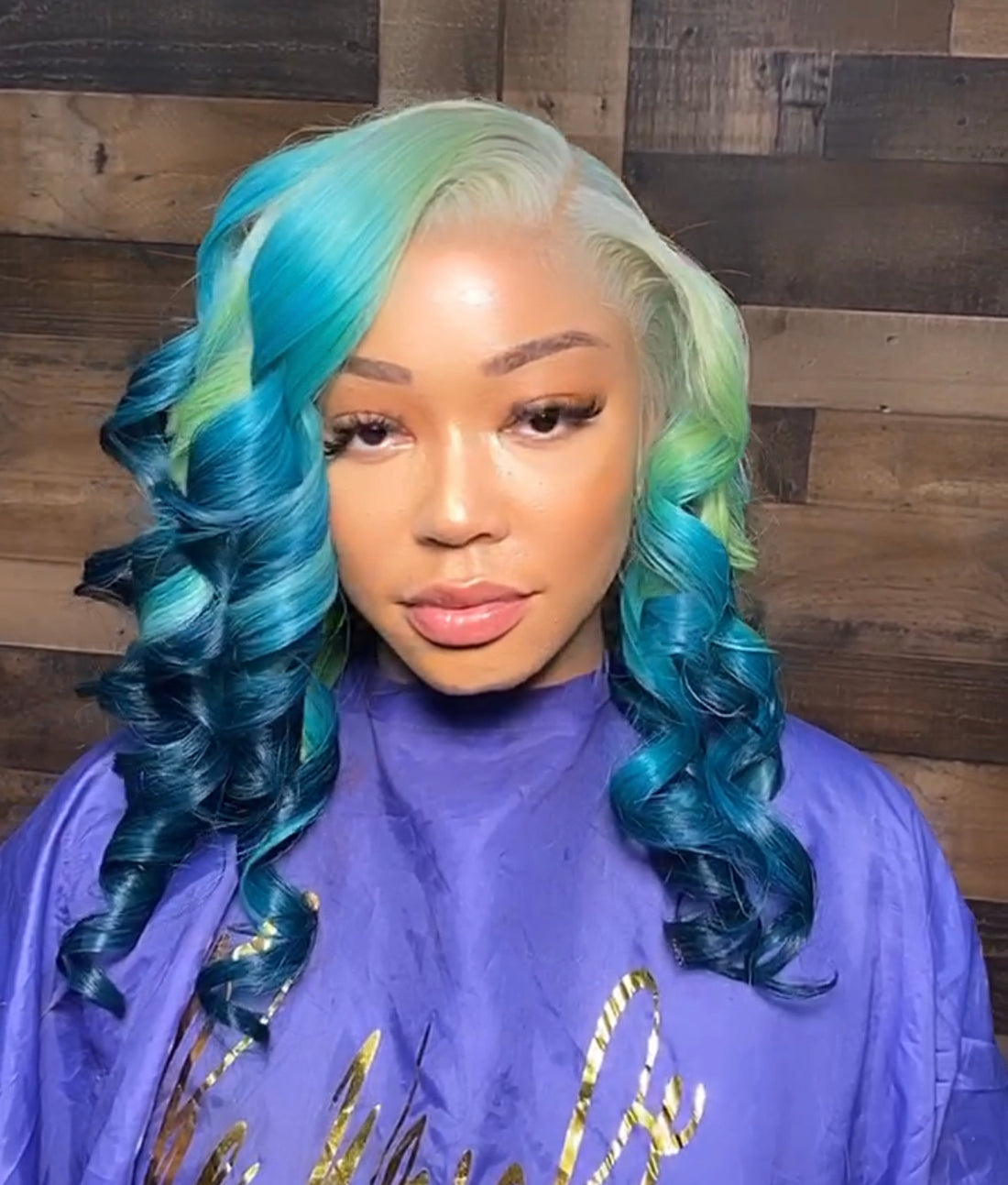 Lime green forest green